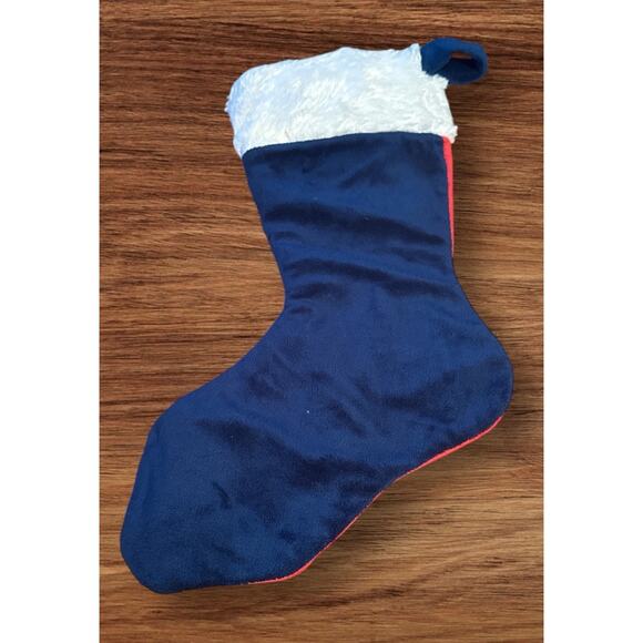 New England Patriots Christmas Stocking Holiday 15" - Picture 2 of 2